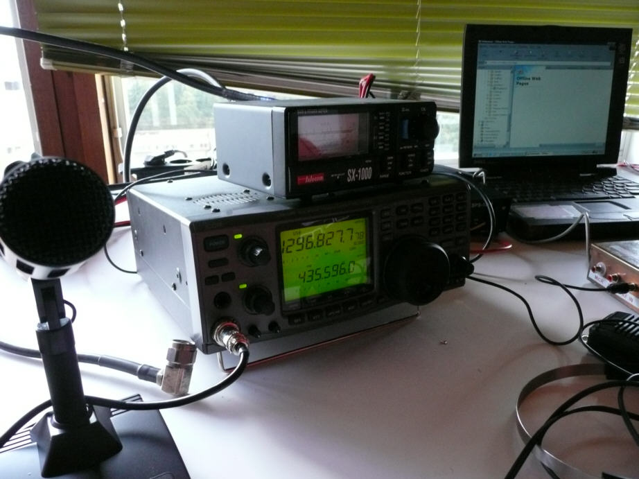 De IC910H met 23cm module