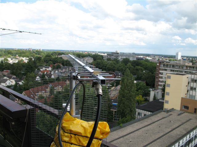 De zelfbouw 23cm antenne