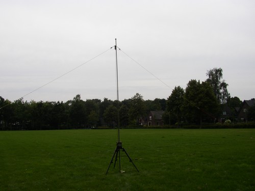 Testopstelling van een enkele dipool