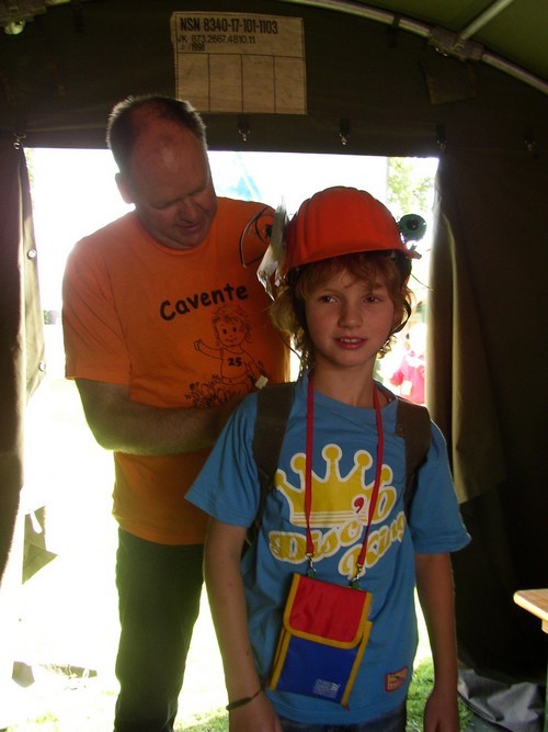 Helm op, en de accu aansluiten PD0WR