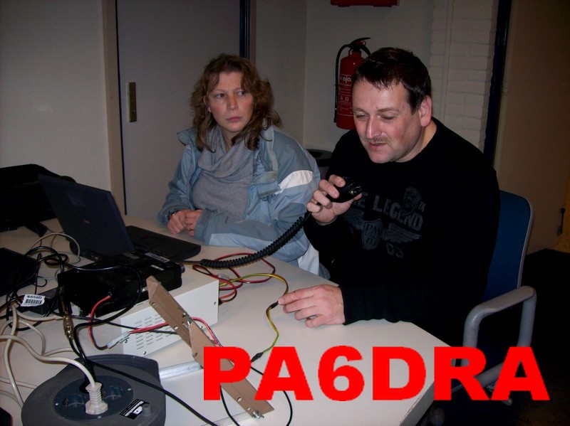Joke en Jacco actief met PA6DRA