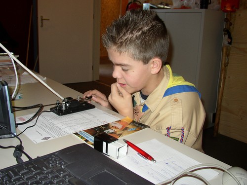 Scout Dennis wist van geen ophouden.