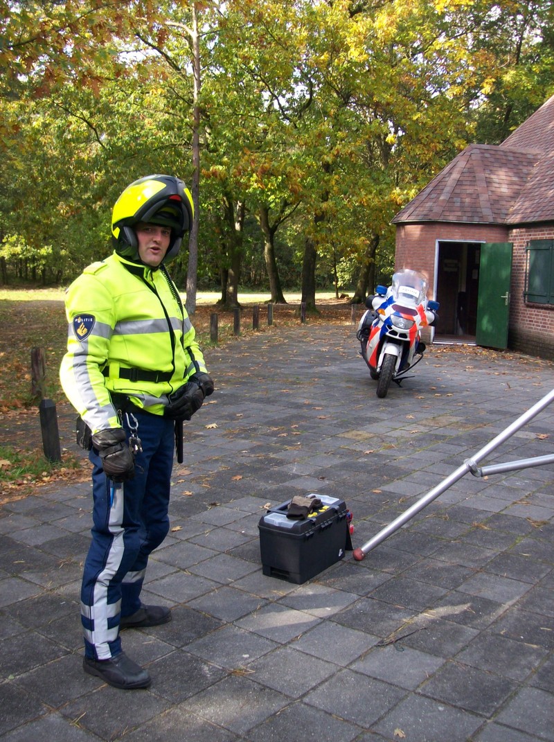 Politie op bezoek maar gelukkig niet voor ons!