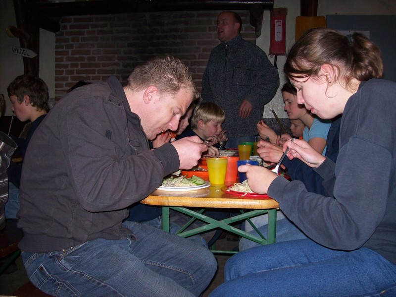 Spaghetti met een sausje...Hm.. Lekker!!