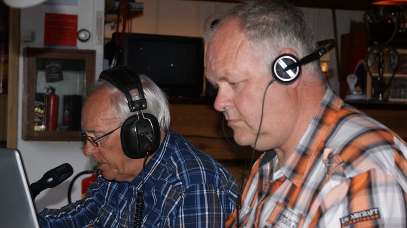 Jille PA1DV en Wicher PD0WR op 40 meter.