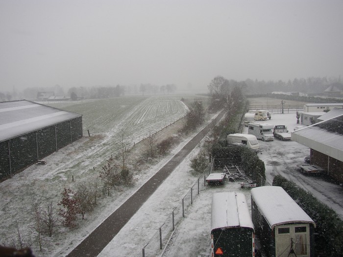 Na de sneeuwbui