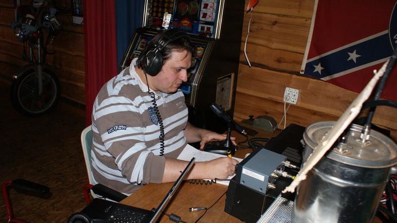 De laatste qso's werden gemaakt door Dennis.
