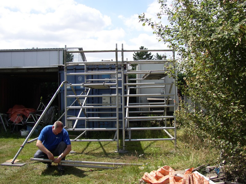 De opbouw door Wicher PD0WR