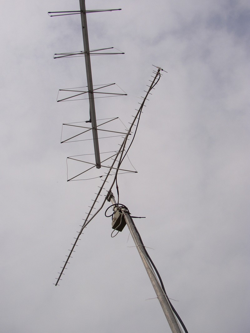 De 2 m Q-beam en de 23 cm beam.