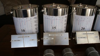 Fiterpotten en bandpass filters ter voorkoming van onderlinge QRM