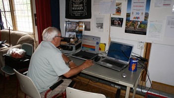 Jille PA1DV actief met PSK-63