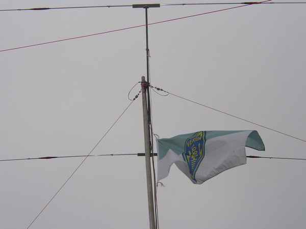 Met zo'n vlag moet het wel goed gaan.