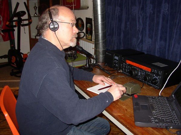 Hans PA7HPH met CW op 80 meter.
