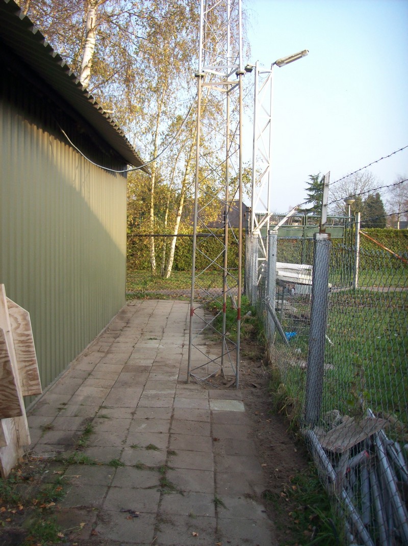 Hulpsteiger weg en blijft een mooie mast over!
