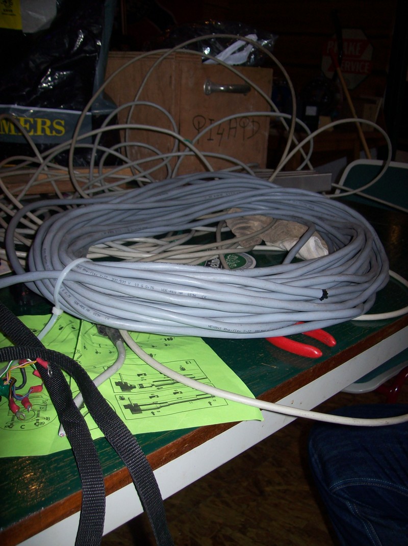 Nieuwe rotor kabel geschonken door Gert PA5TS