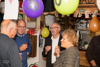 Remy (PA3AGF) met zijn XYL kwam ons station bezoeken.